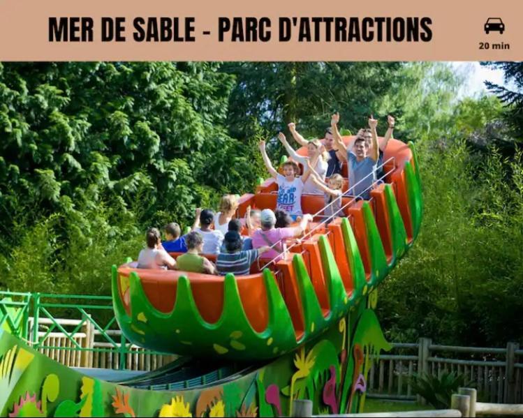 Maison Individuelle Tout Confort Terrasse Exterieur Proche Parc Asterix, Aeroport Roissy Cdg, Paris, Disney, Chateau De Chantilly La Chapelle-en-Serval Esterno foto